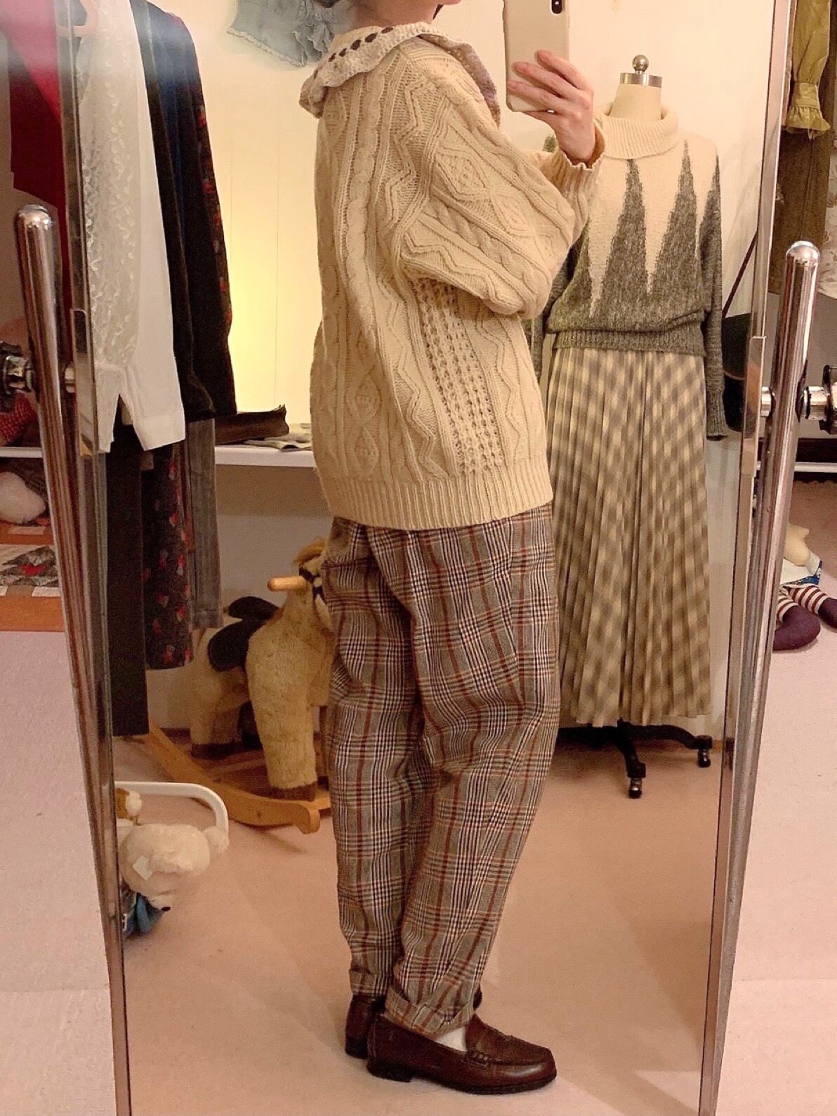 remake : oatmeal cookie aran sweater