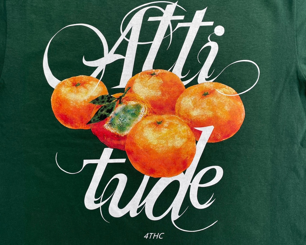 "ATTITUDE" T-SHIRT (Dark Green)