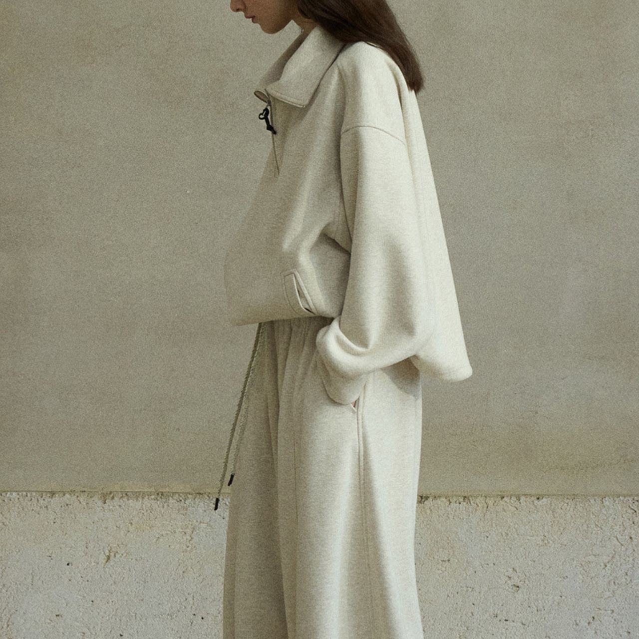 Half Zip Sweat Pullover T3834