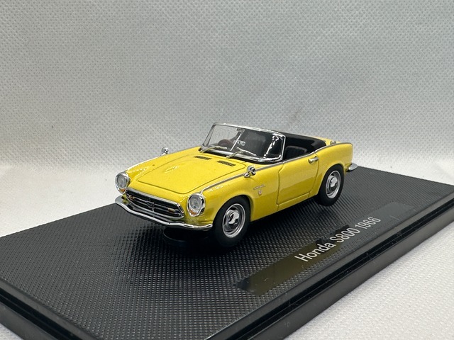 【エブロ】 1/43 ホンダ S800 1966 （黄色）  買取品