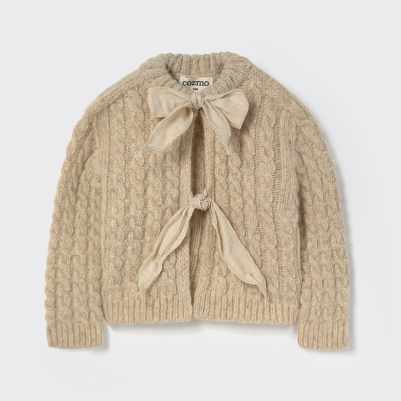 ＜COZMO＞ケーブルニット カーディガン Cardigan Martinique（Stone Tweed） - 1