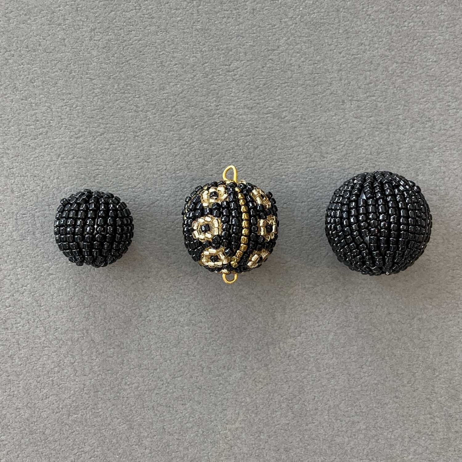 再入荷〉Duaオリジナル ビーズボール 花柄L（22mm） | Dua