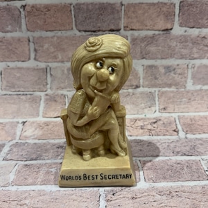 1970s "BEST SECRETARY" MASSAGE DALL