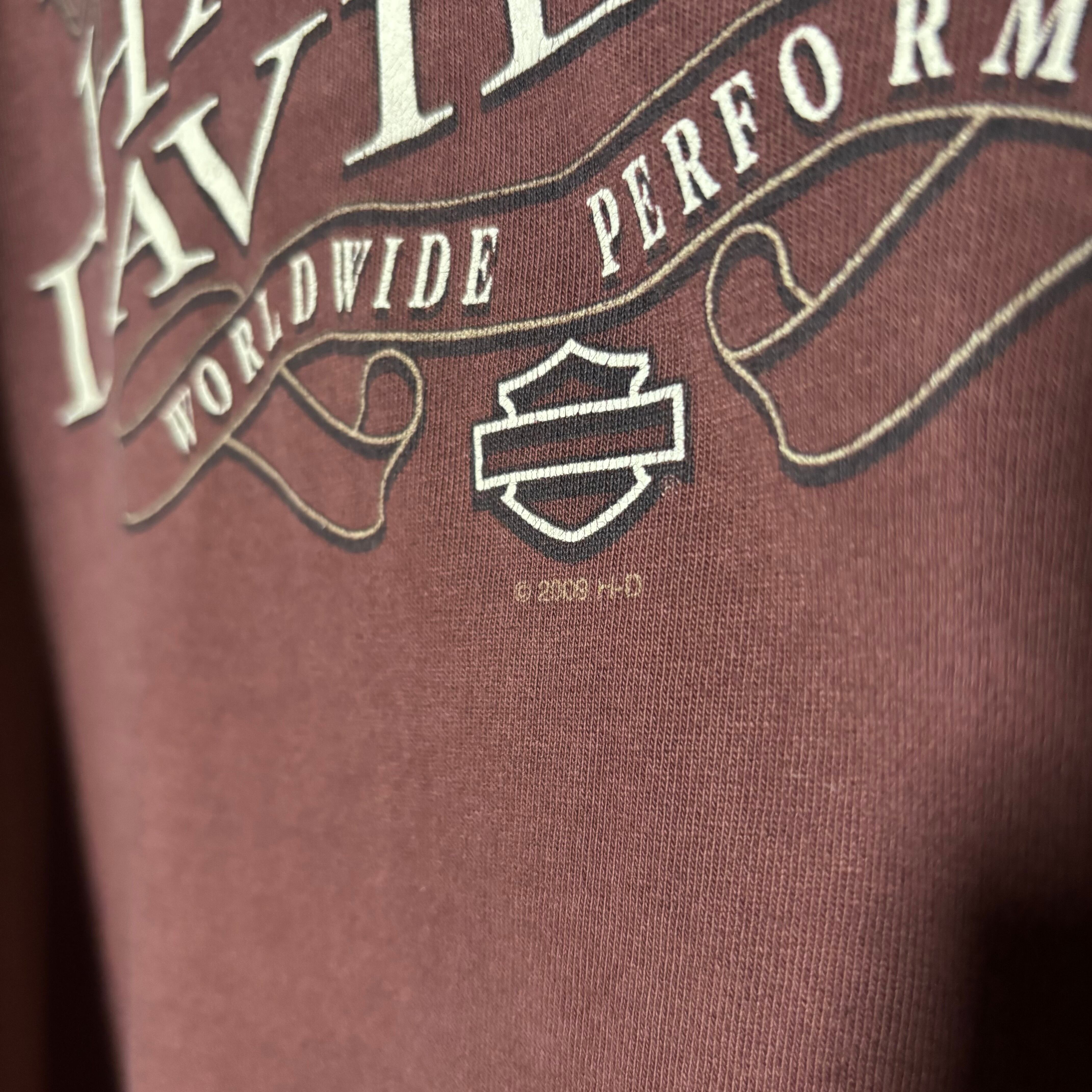 00s USA製 HARLEY-DAVIDSON T-shirt ハーレーダビッドソン Tシャツ