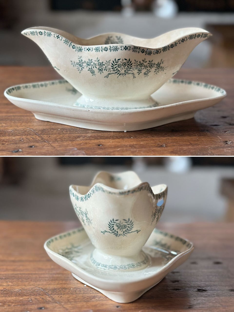 ソーシエール 草花ガーランド柄 | Brocante de La Cocotte （フランス