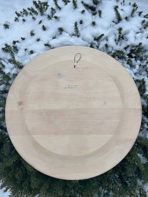 ペトリキウカ塗りのプレート（巨匠ホロベッツ作）40cm