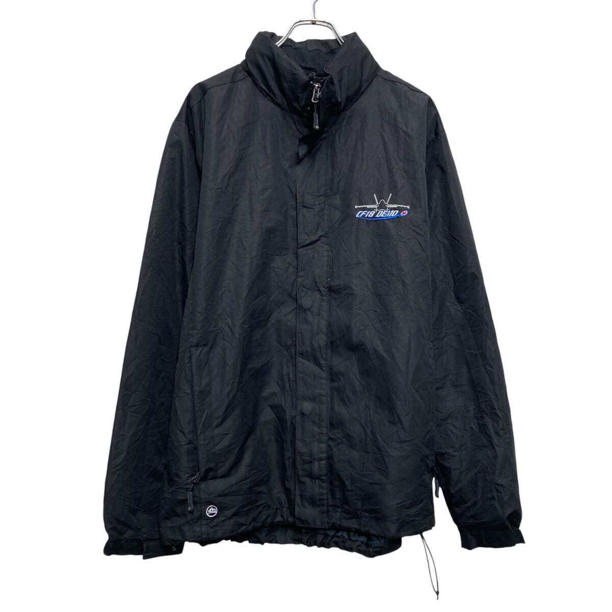 STORMTECH ジップアップ ナイロン ジャケット L ブラック バック
