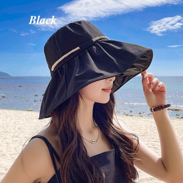 最大71%オフ! バケットハット UVカット 麦わら帽子 女優帽