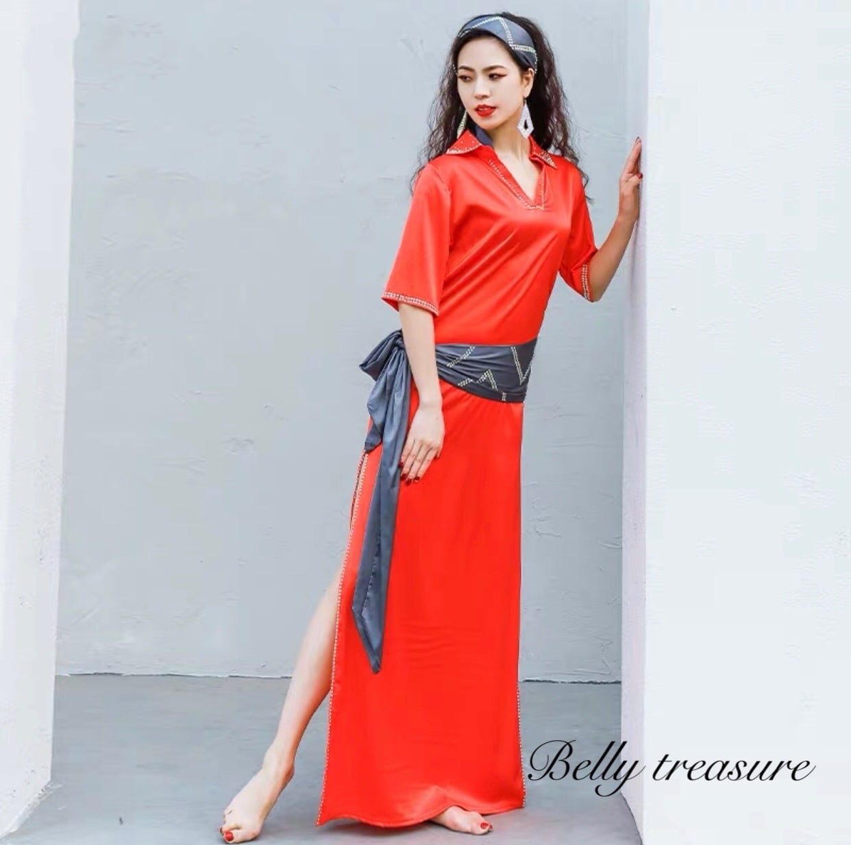 ベリーダンス バラディドレス4セット 3カラー QCZW ZM339 202103