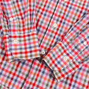 MASTER BUNNY EDITION マスターバニーエディション アルビニ生地 チェック柄 長袖シャツ 5/マルチカラー系 メンズ ゴルフ