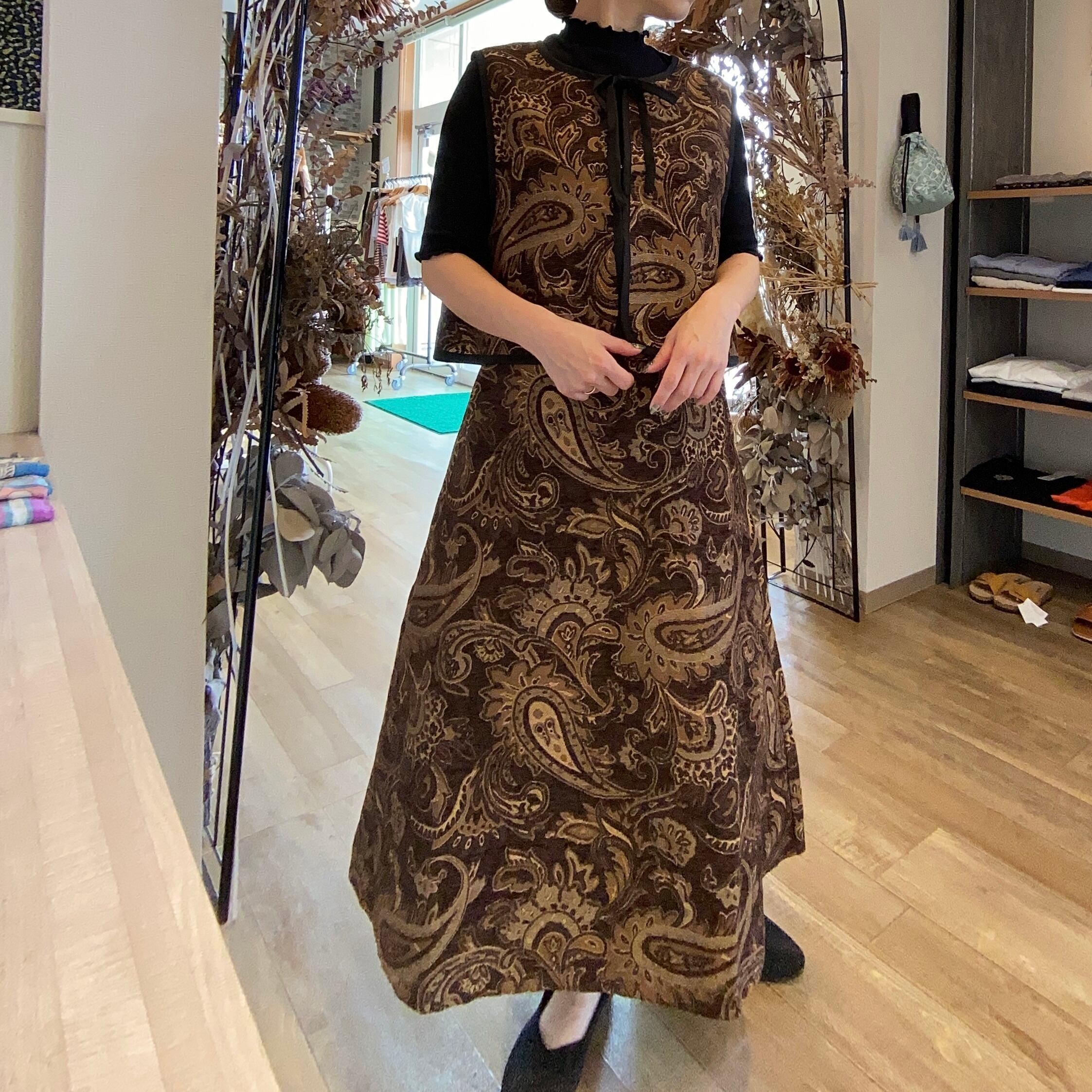 ゴブラン織スカート | moja*