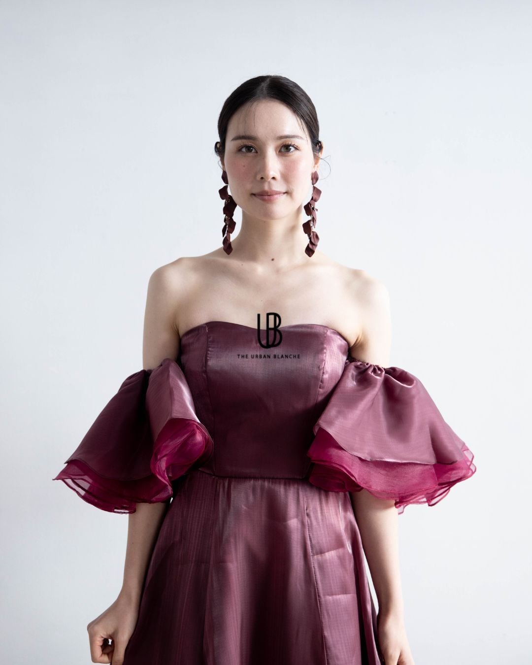 NEW ARRIVAL CD81】 新作入荷 /2WAY 袖取り外し可能 Glitter wine