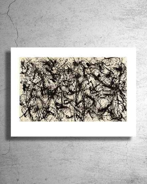 画家『ジャクソン・ポロック』オランダ現代美術館制作ポスター