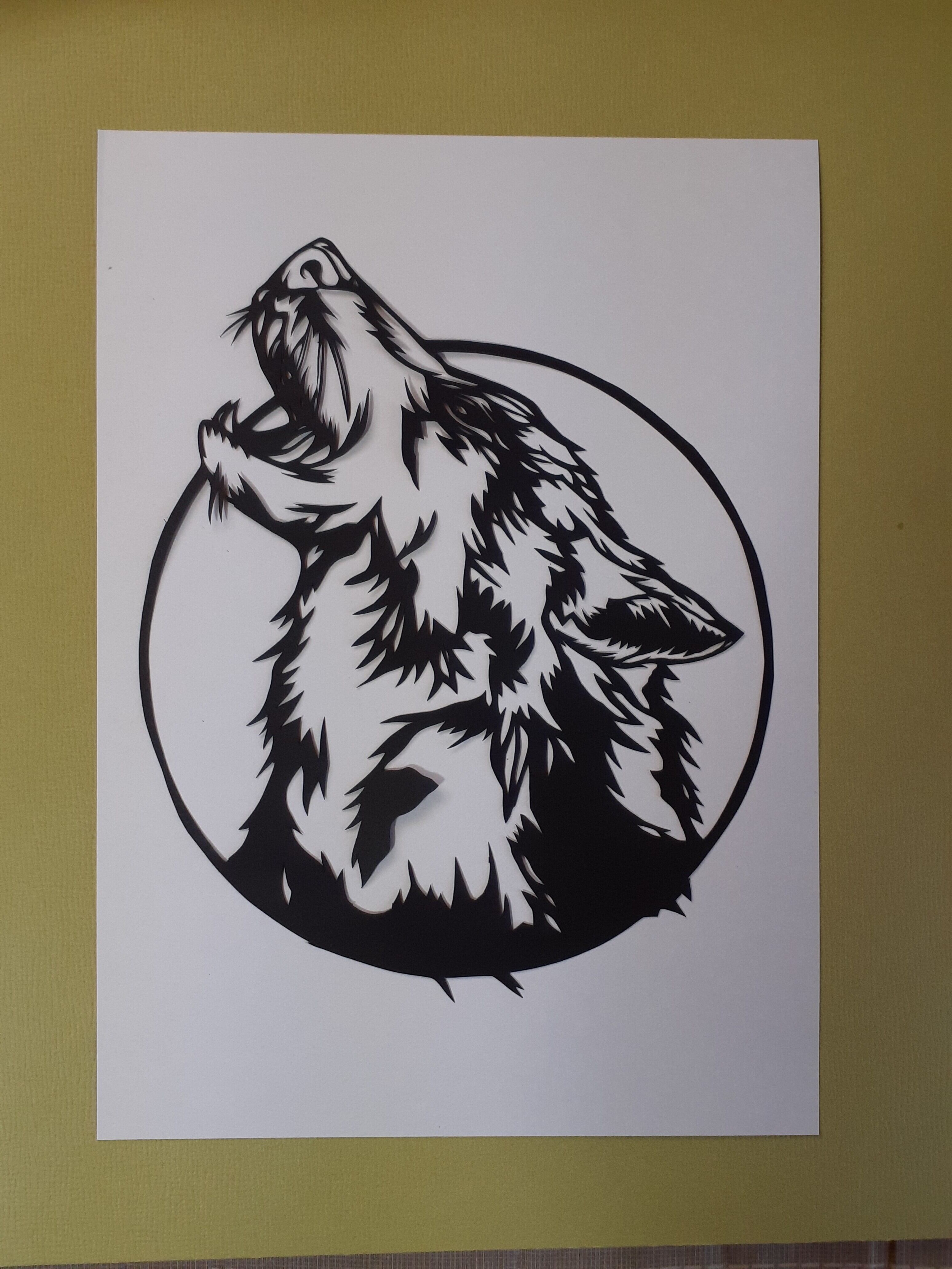 品数豊富 点描画アート 狼の遠吠え Www Idealmusicorp Com