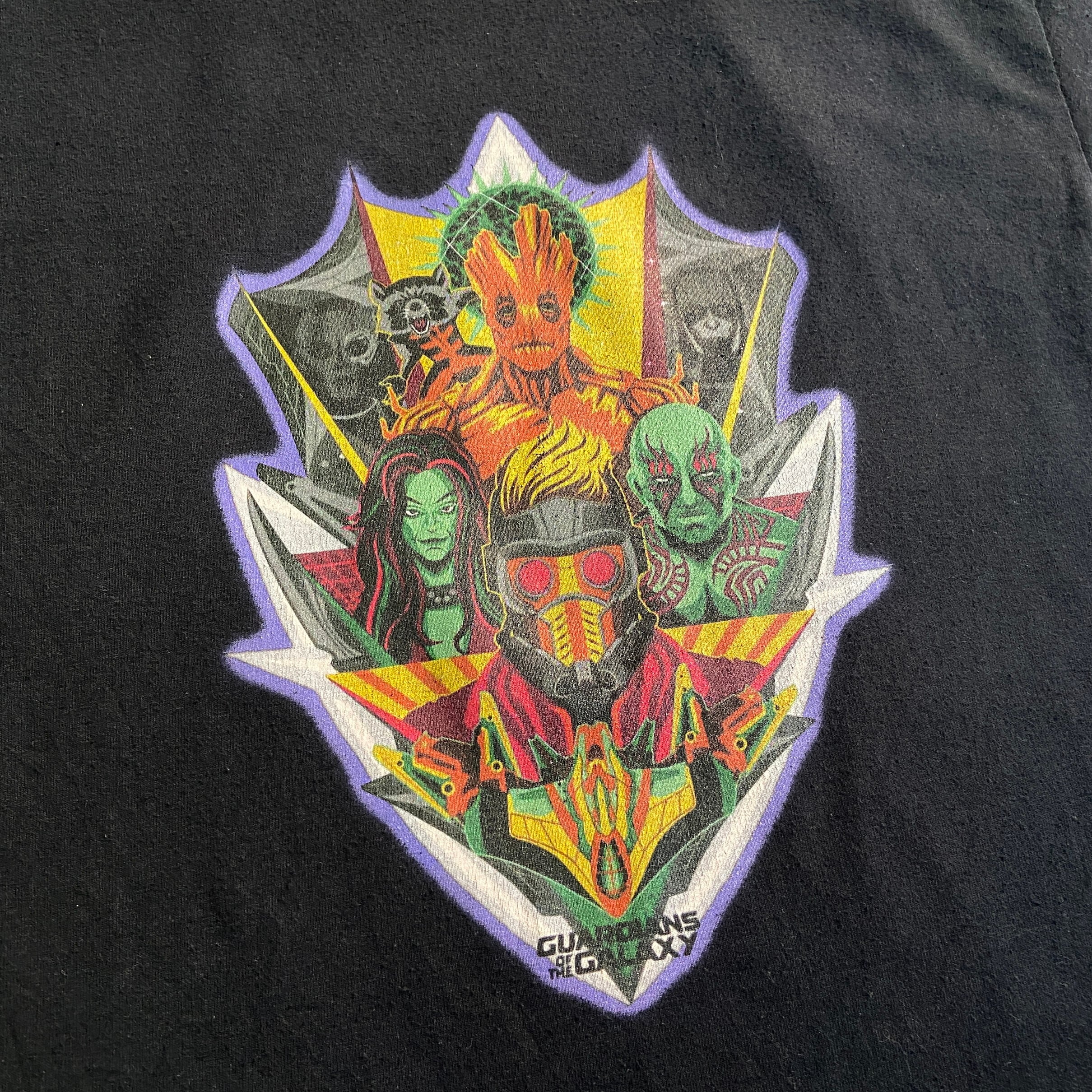 GUARDIANS OF THE GALAXY キャラクタープリントTシャツ メンズL相当 