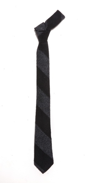 ブラッシュドウール レジメンタル ネクタイ Egham Stripe Tie 