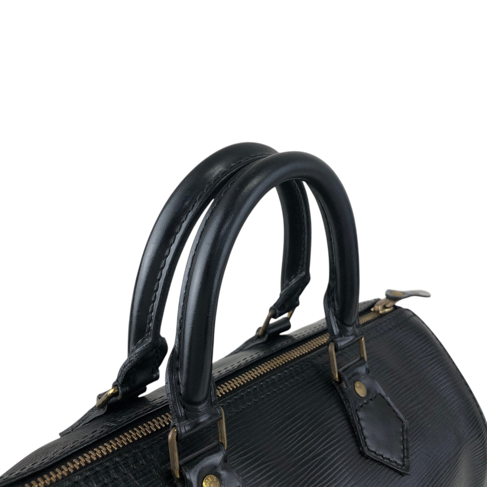 LOUIS VUITTON ルイヴィトン エピ ハンドバッグ ブラック レザー
