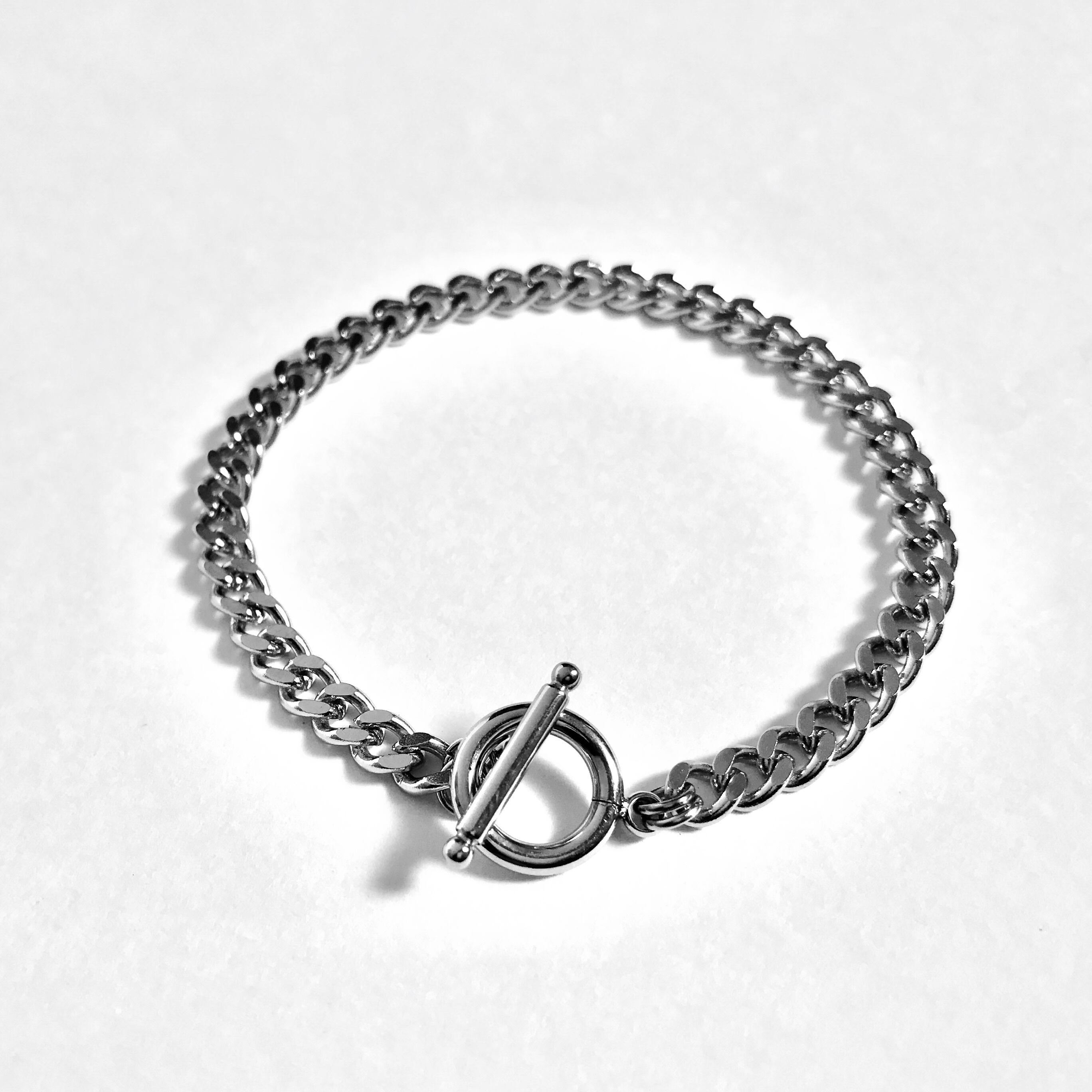 【新入荷】7mm チェーン ブレスレット Chain bracelet　 サージカルステンレス316L | be love powered by  BASE