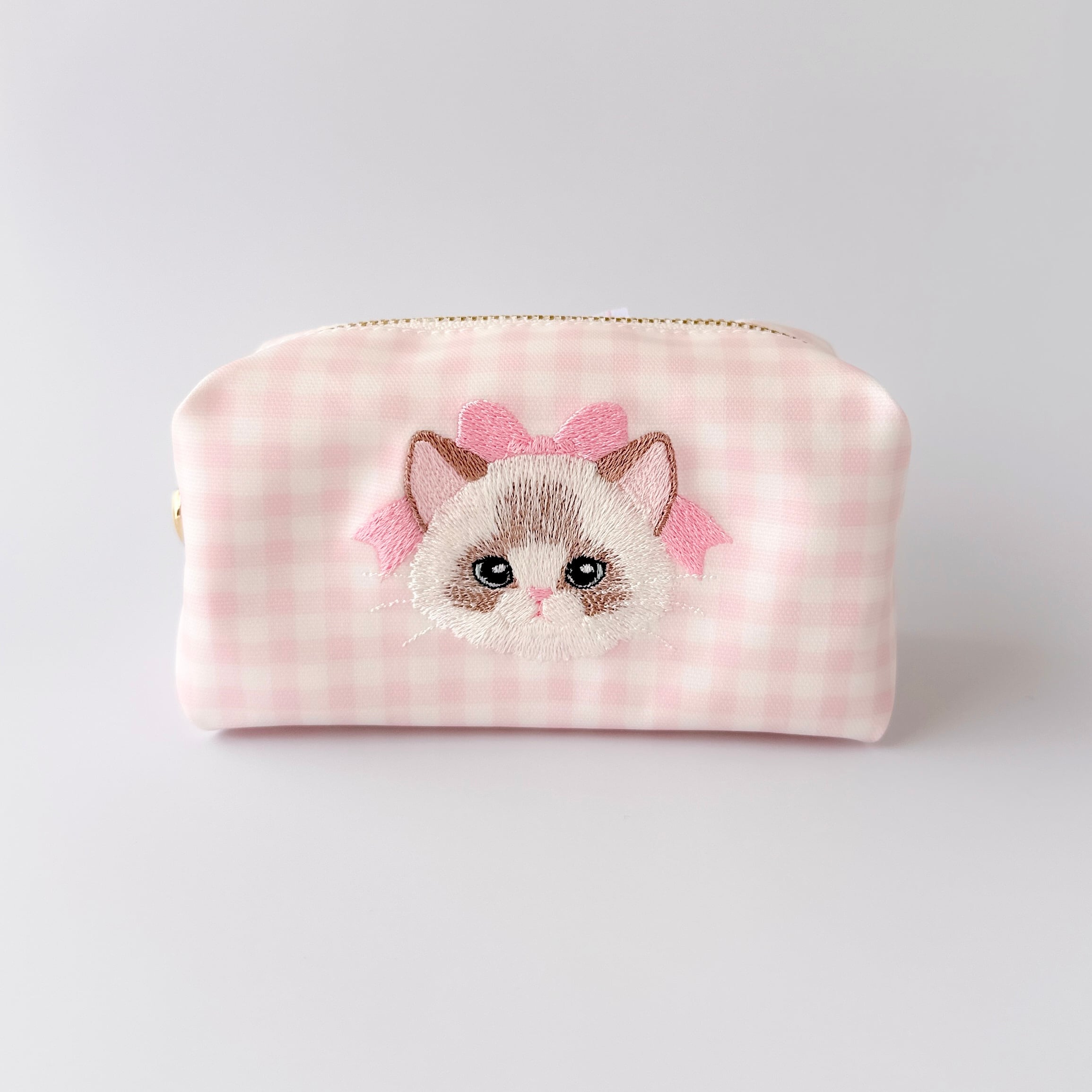 Ragdoll 刺繍キャラメルポーチ | salon de nona