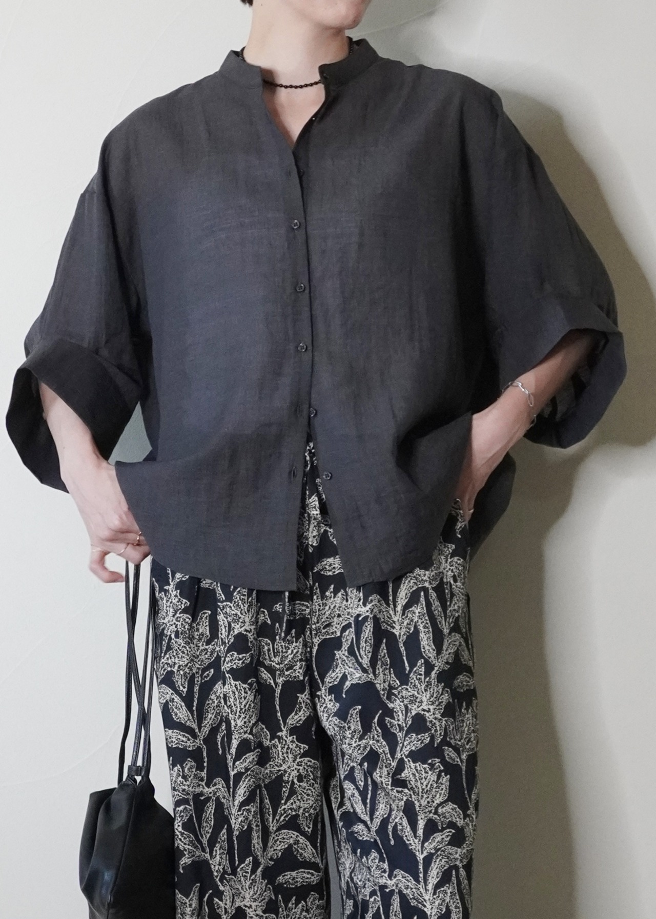 シアー　オーバーシャツ