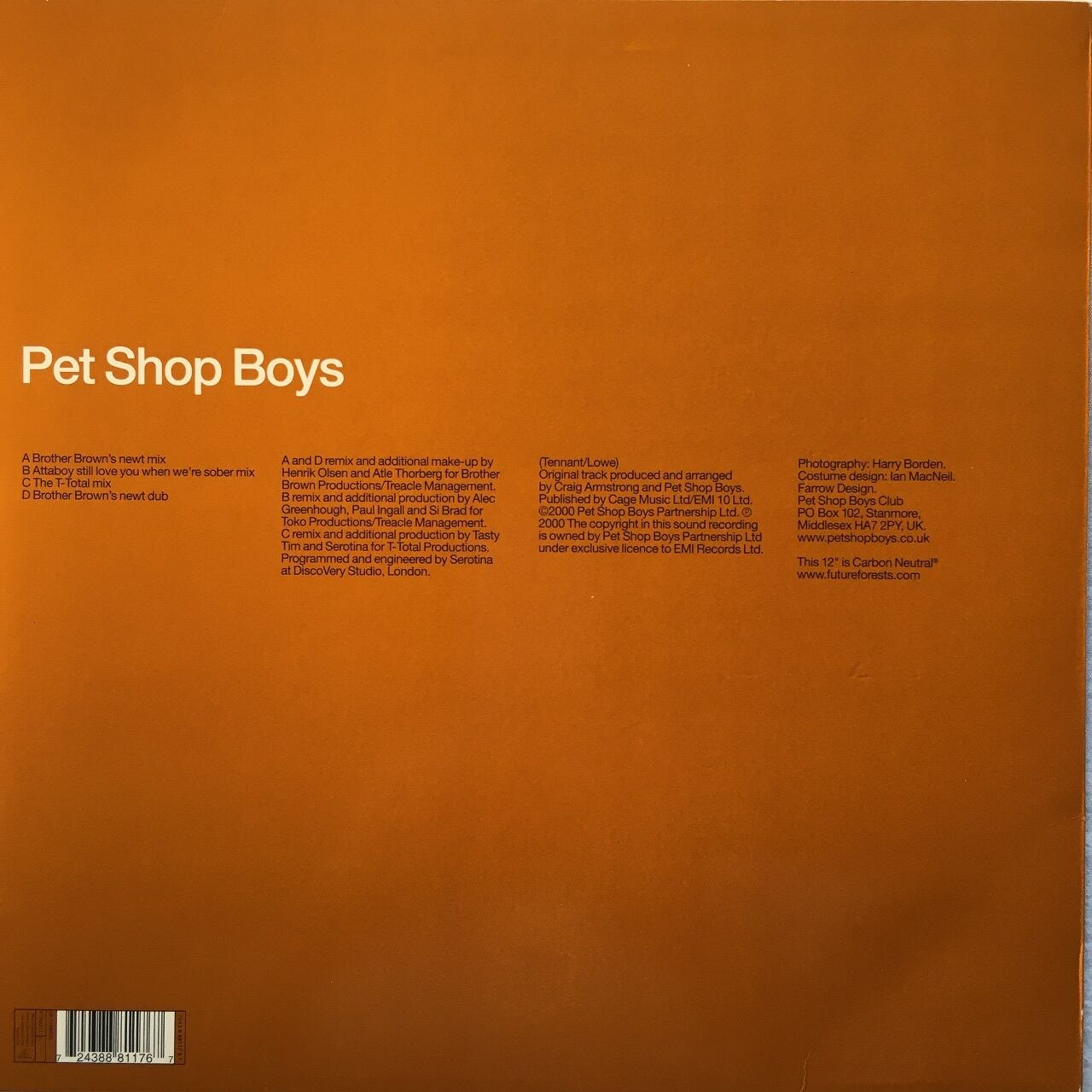 Pet Shop Boys Kings Cross / 恋はすばやく 貴重 CD Pet Shop Boys