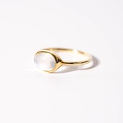 【14号】ムーンストーン リング（プチ）