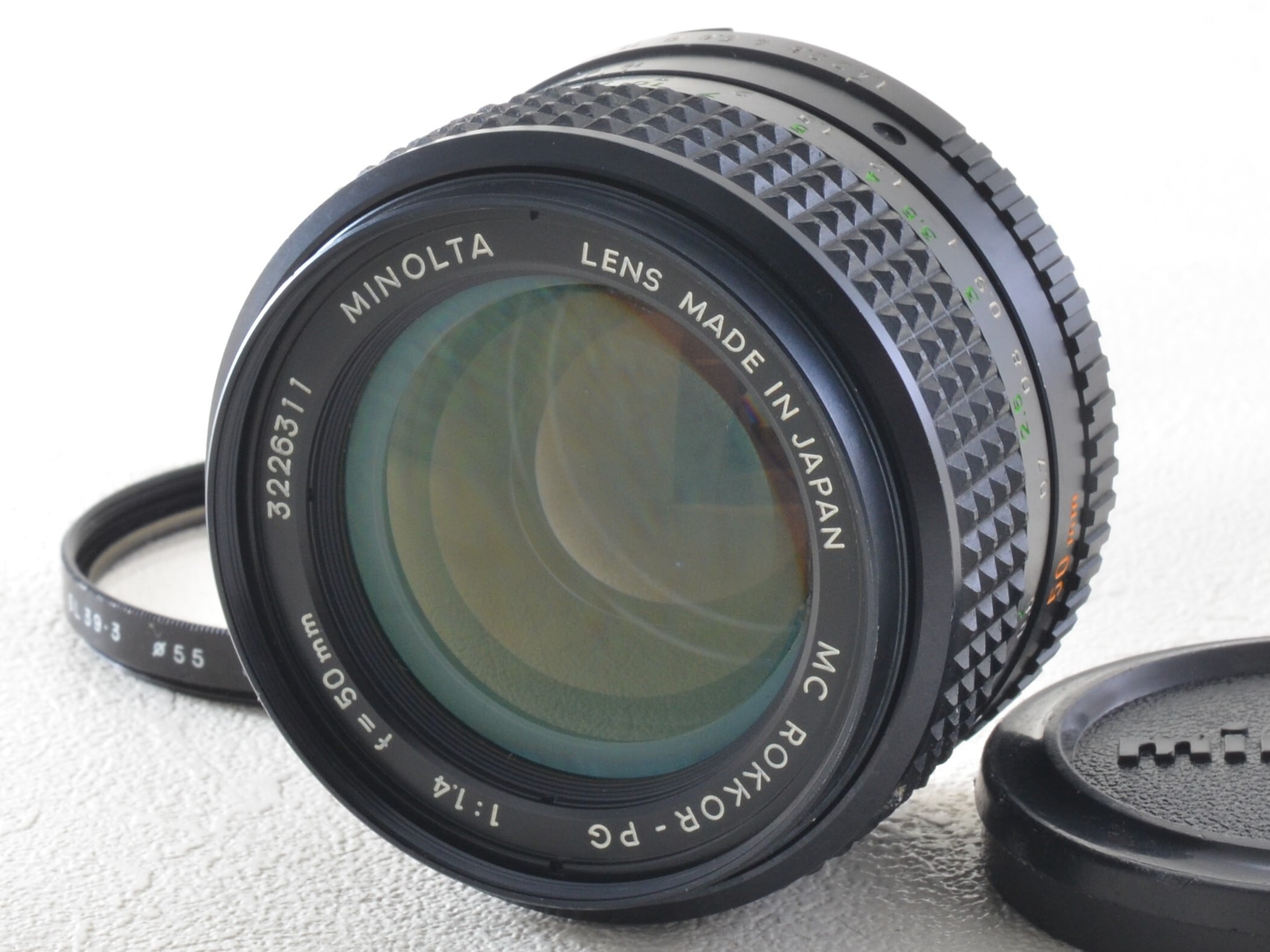 オールドレンズMINOLTA MC ROKKOR-PG 50mm F1.4 【良品】