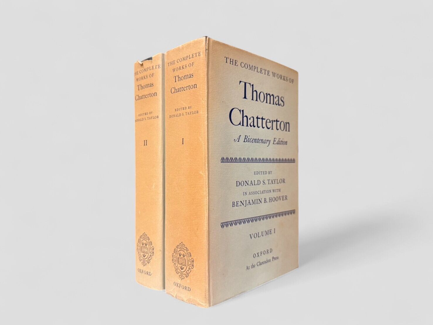 【SL952】【FIRST EDITION】The Complete Works of Thomas Chatterton: A Bicentenary Edition, Complete set in 2 volumes(1971) /Thomas Chatterton