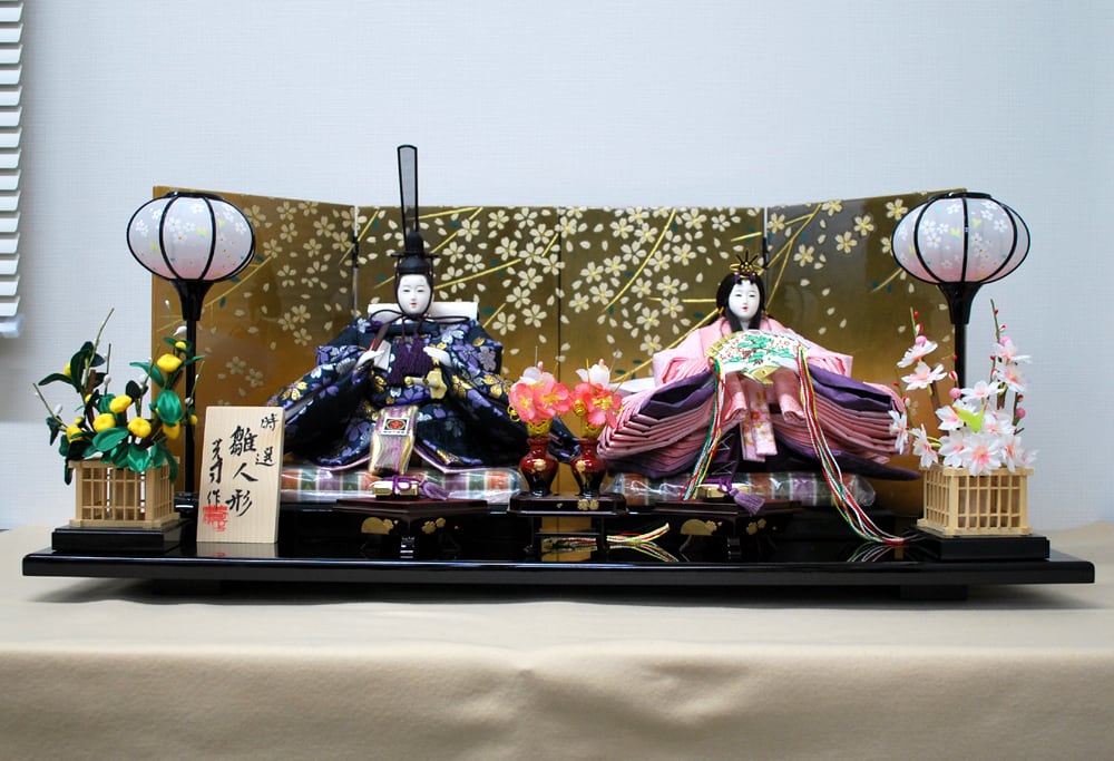 京都西陣織雛人形【花】 | 鴻巣の老舗人形店 森田人形製作