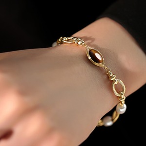 天然淡水パールビーズブレスレット W10129