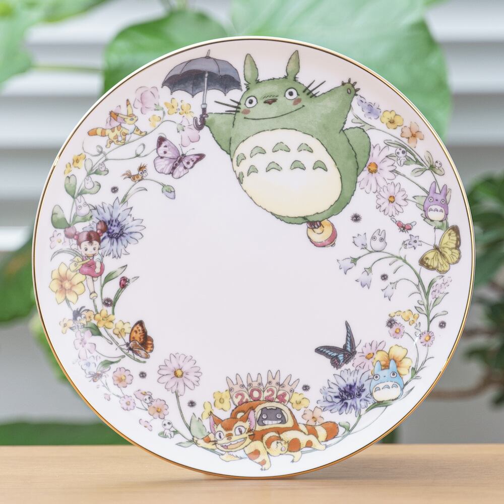 となりのトトロ 2024年イヤリープレート 皿立て付（ Noritake/0733 