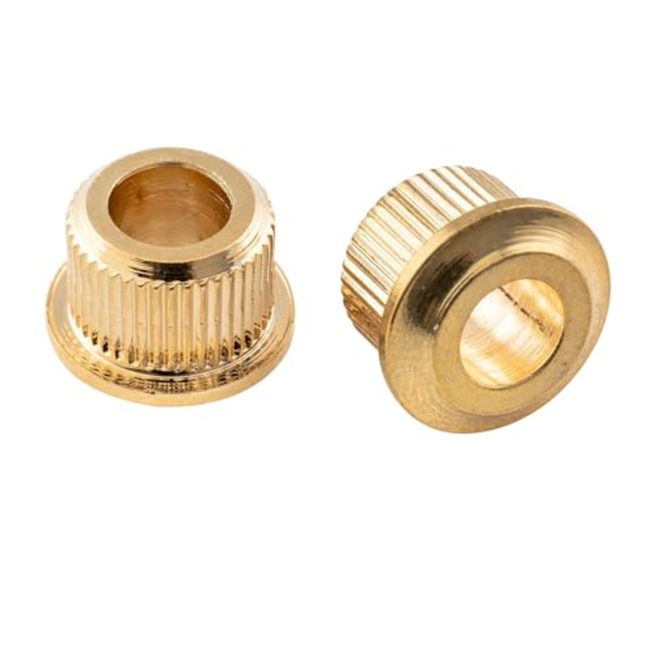Musiclily Proスチール製ヴィンテージ/モダン6mmから10mmギターペグ用コンバージョンブッシュ 、ゴールド（6個セット）