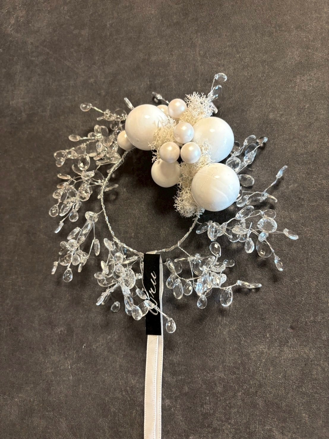 Pearl style wreath パール風リース | aru-jewel wreath