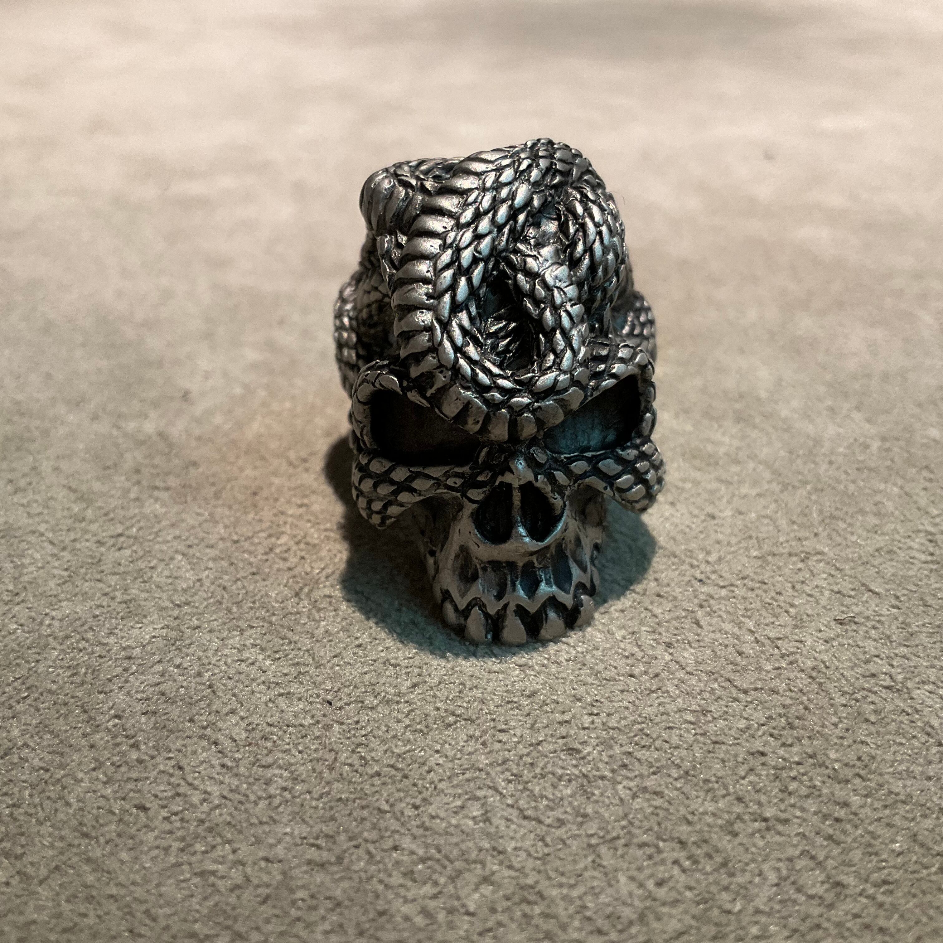 haraKIRI ハラキリ 蛇髑髏 Ring アンティーク | FirstOrderJewelry