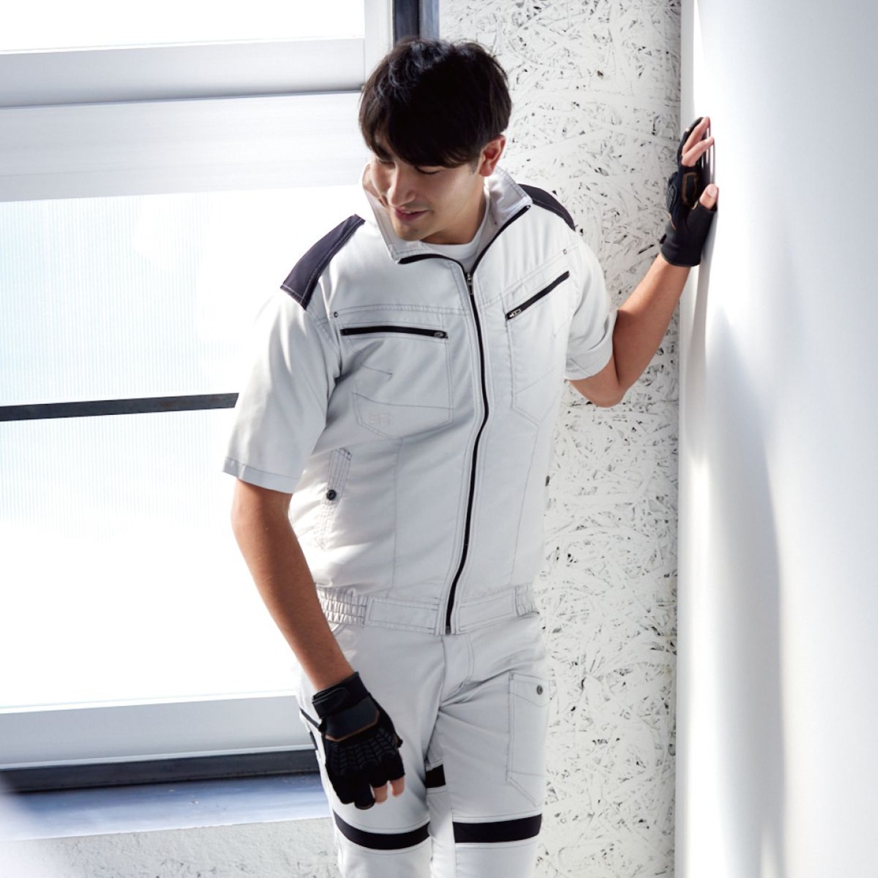 3Lサイズ V9507 HOOH 村上被服 空調服 快適ウェア 半袖ブルゾン