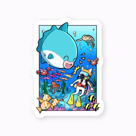 スキューバ/ステッカー