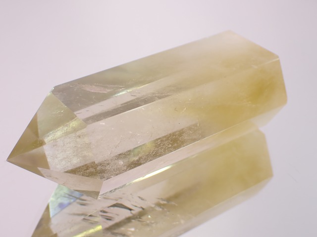 レモンクォーツ　オベリスク/シングルポイント　58.6g　[D2-15]