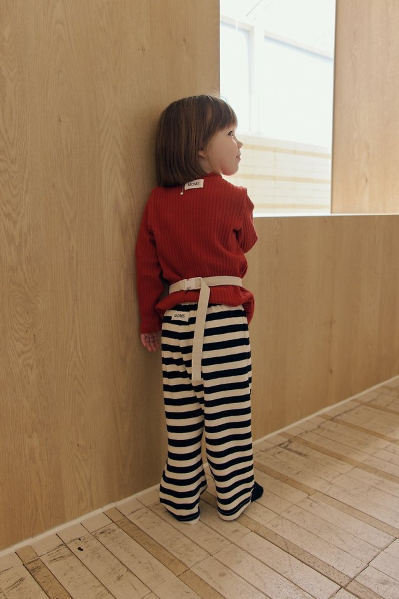 韓国子供服 / 26Autumn / 〖取寄〗MOME / キャンディストライプパンツ / キッズ服 /ナチュラル服 / 秋服 *XS~XL*