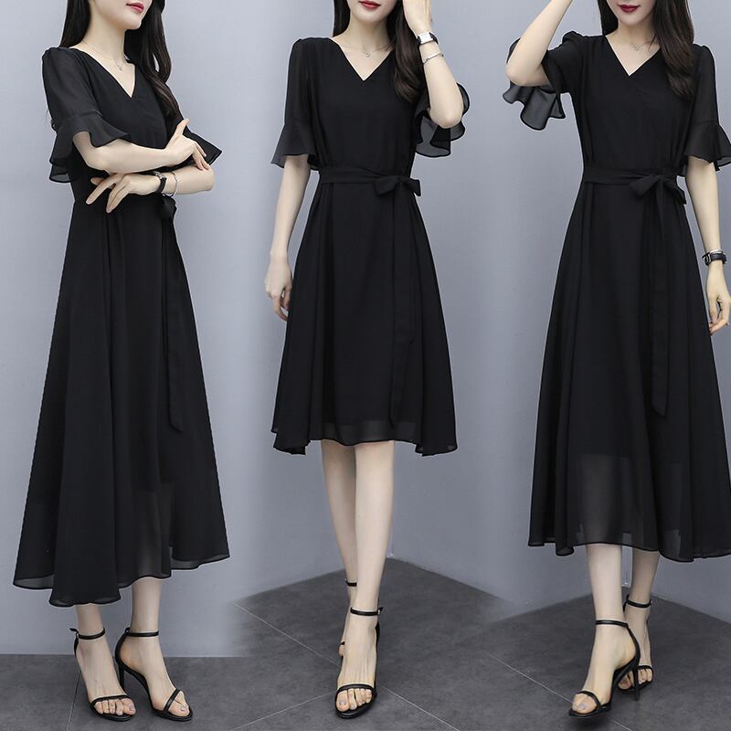 Vネックシフォンワンピース レディース フレア ドレス 膝下 ミモレ丈 ロング丈 袖あり 5分袖 五分袖 Aライン 透け感 ポリエステル かわいい 大人女子 きれいめ シンプル 上品 おしゃれ エキゾチック リゾート こなれ感 アニマル柄 花柄 小花柄 フラワープリント Vネック シフォン 五分袖 フレアワンピース ワンピース ワンピドレス