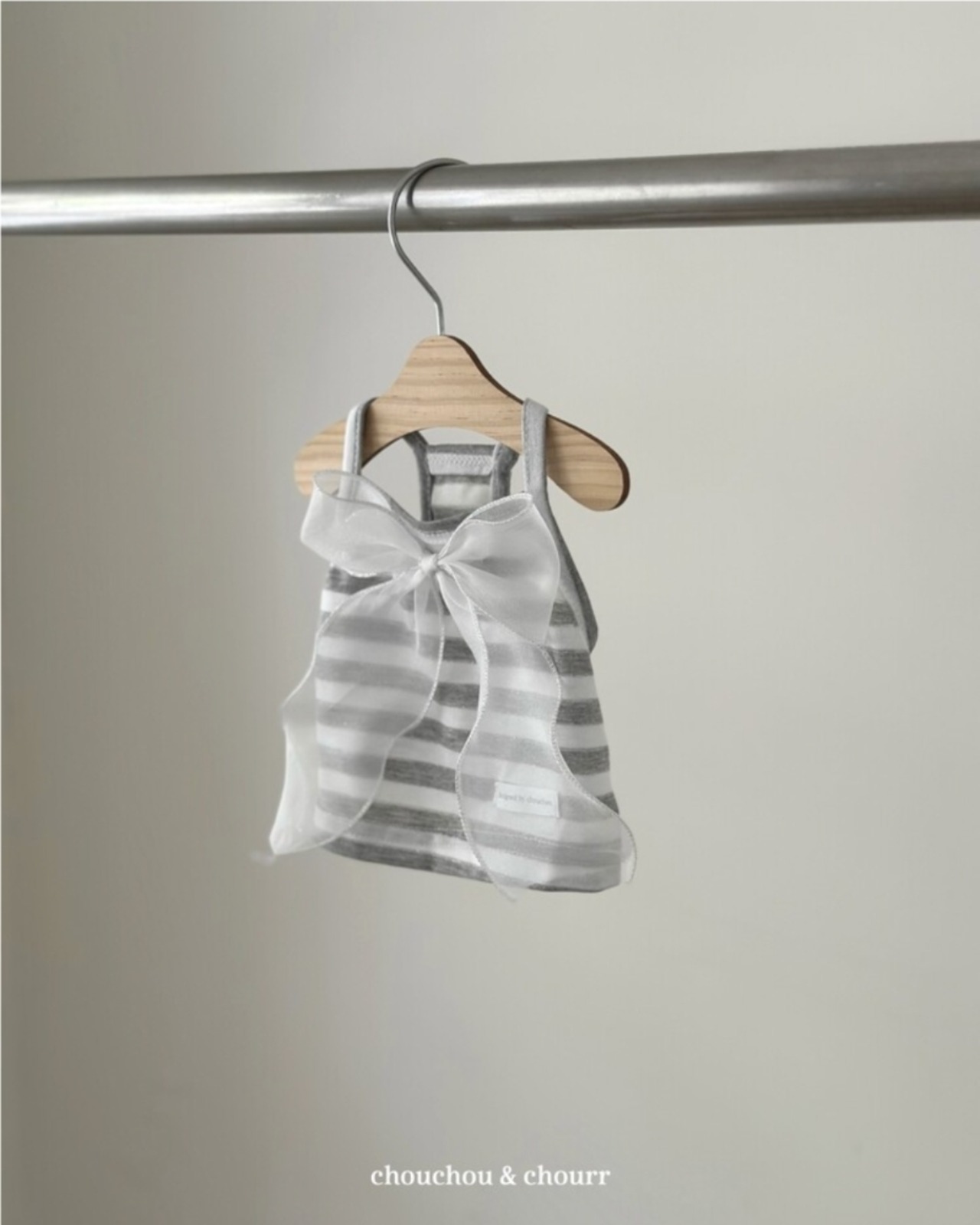 予約 【chouchou&chourr】GLITTER SLEEVELESS （Grey）