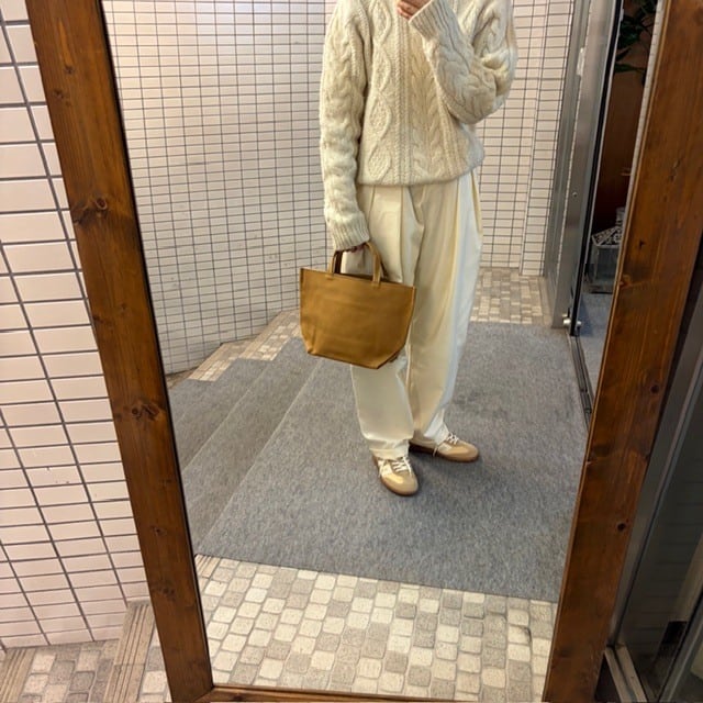 REN　ランチバッグS　キャメル