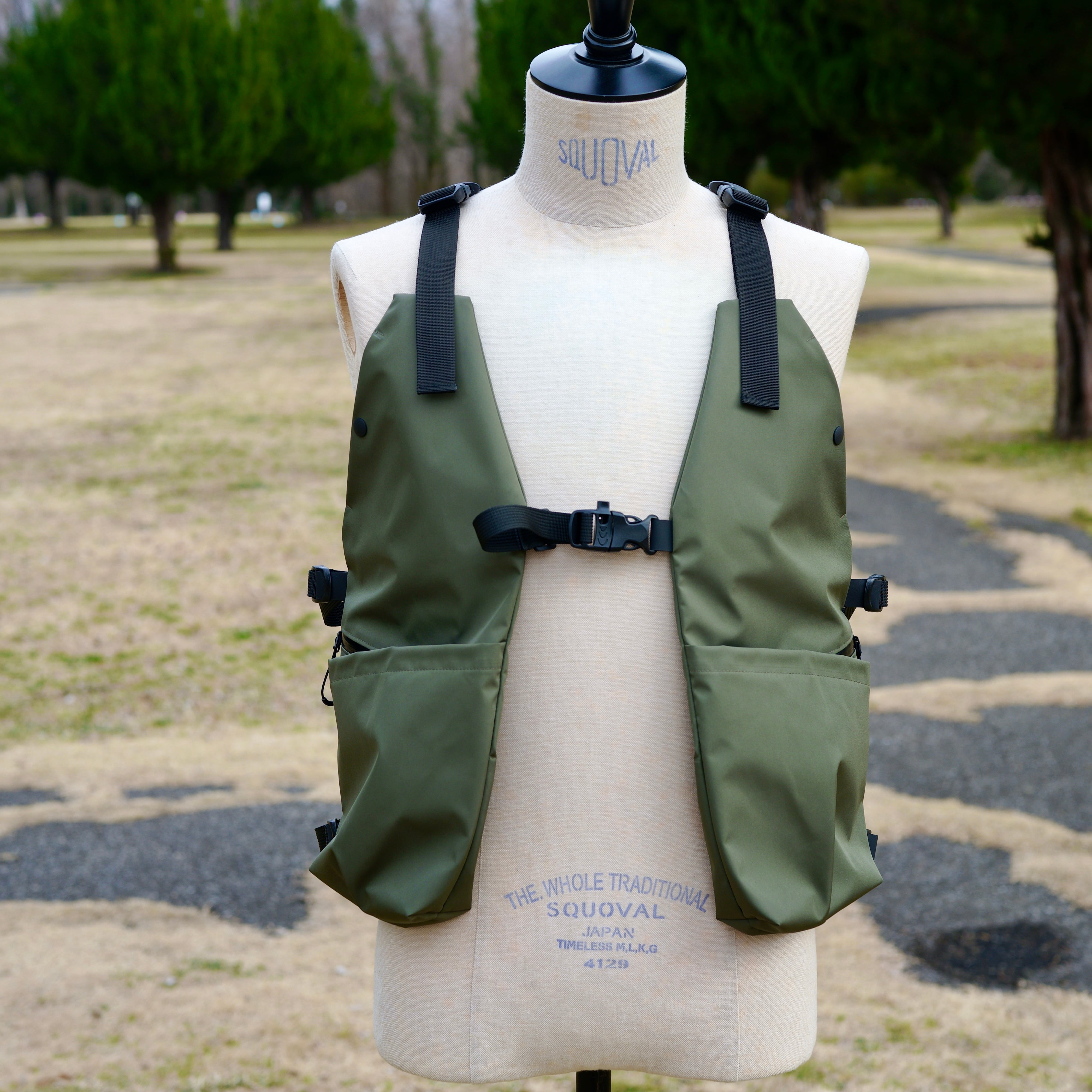 Best in Vest / highcount nylon 4layer fabric / basin green