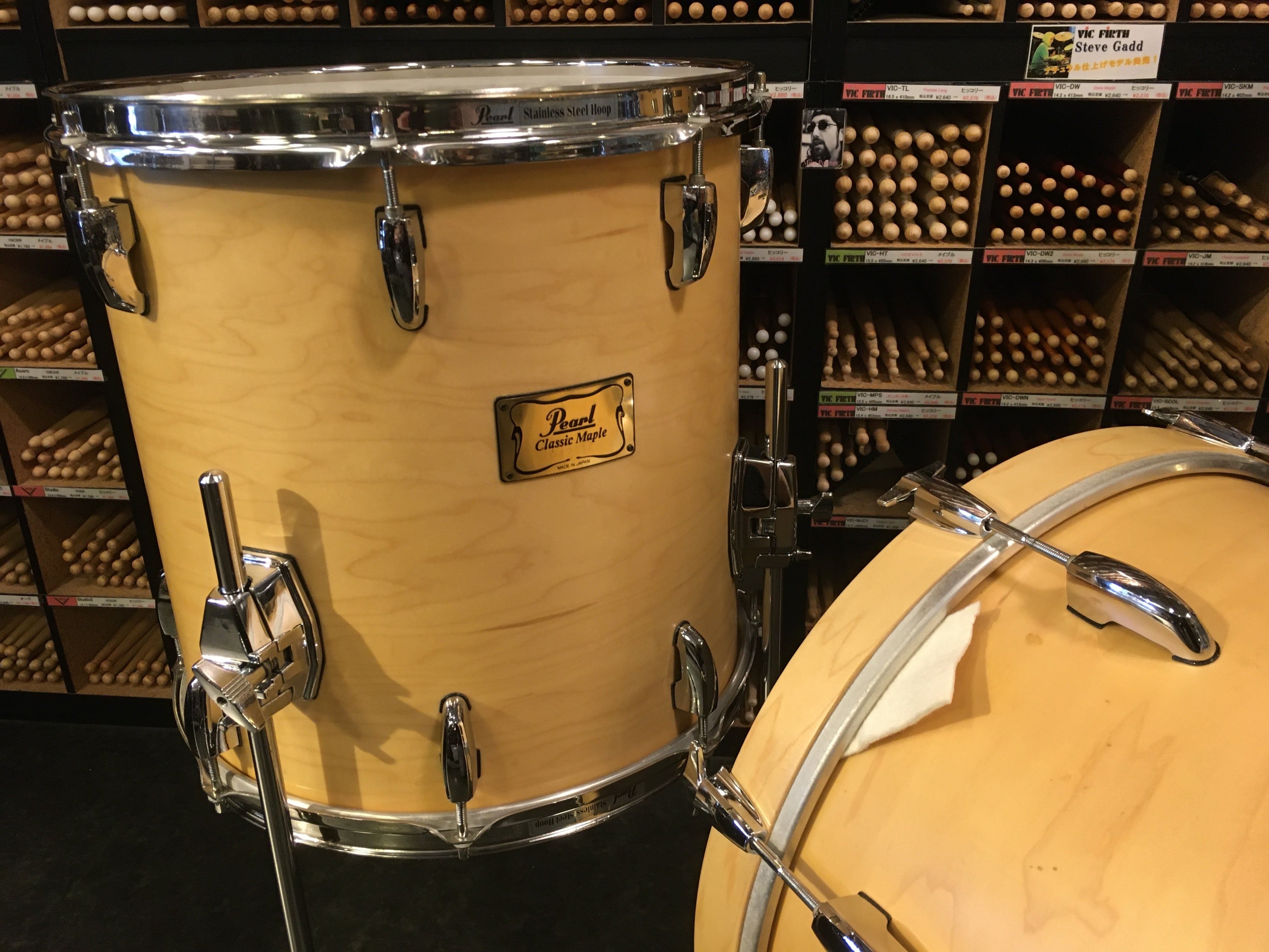 pearl classic maple スネアドラム-