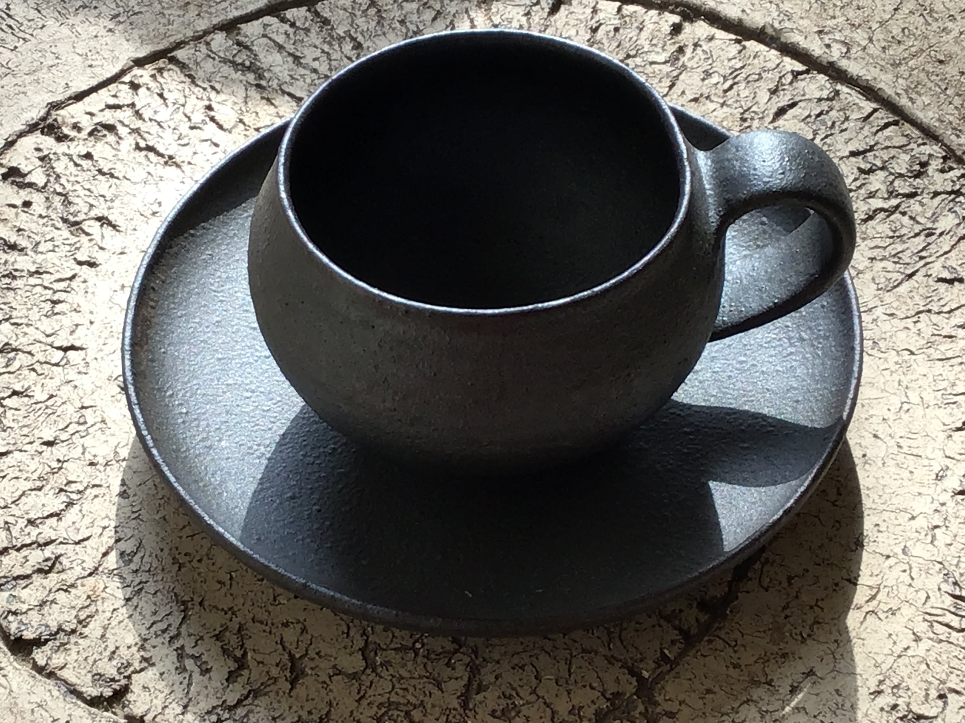 泥彩カップ＆ソーサー丸 | ohmitogei