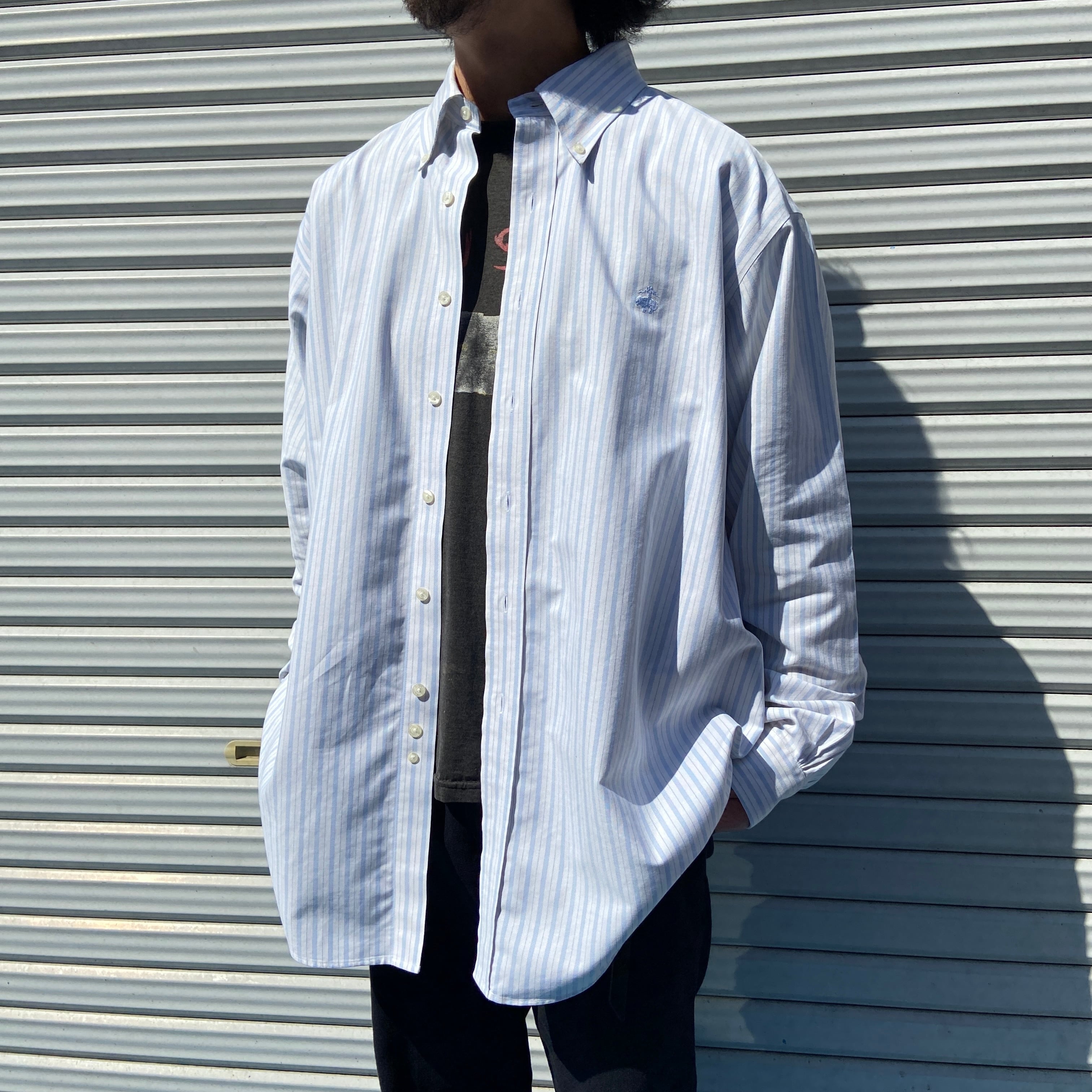 Brooks Brothers ブルックスブラザーズ ストライプ ボタンダウンシャツ 