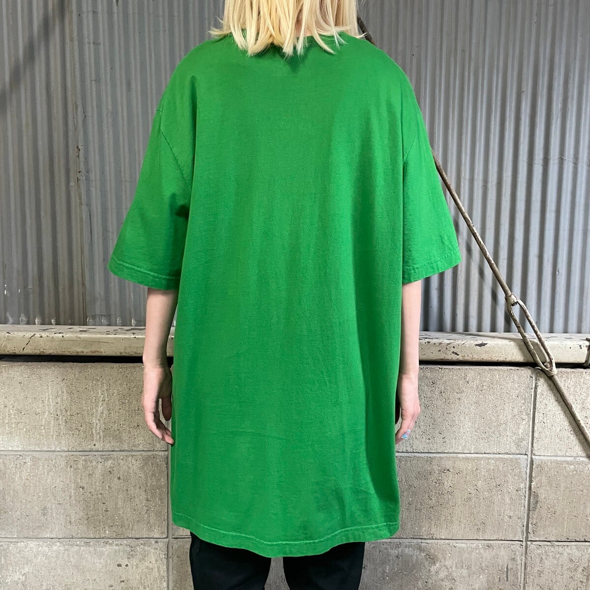 ビッグサイズ NIKE ナイキ ビッグスウォッシュ ロゴプリント Tシャツ メンズXXL 古着 大きいサイズ グリーン 緑【Ｔシャツ】 | cave  古着屋【公式】古着通販サイト