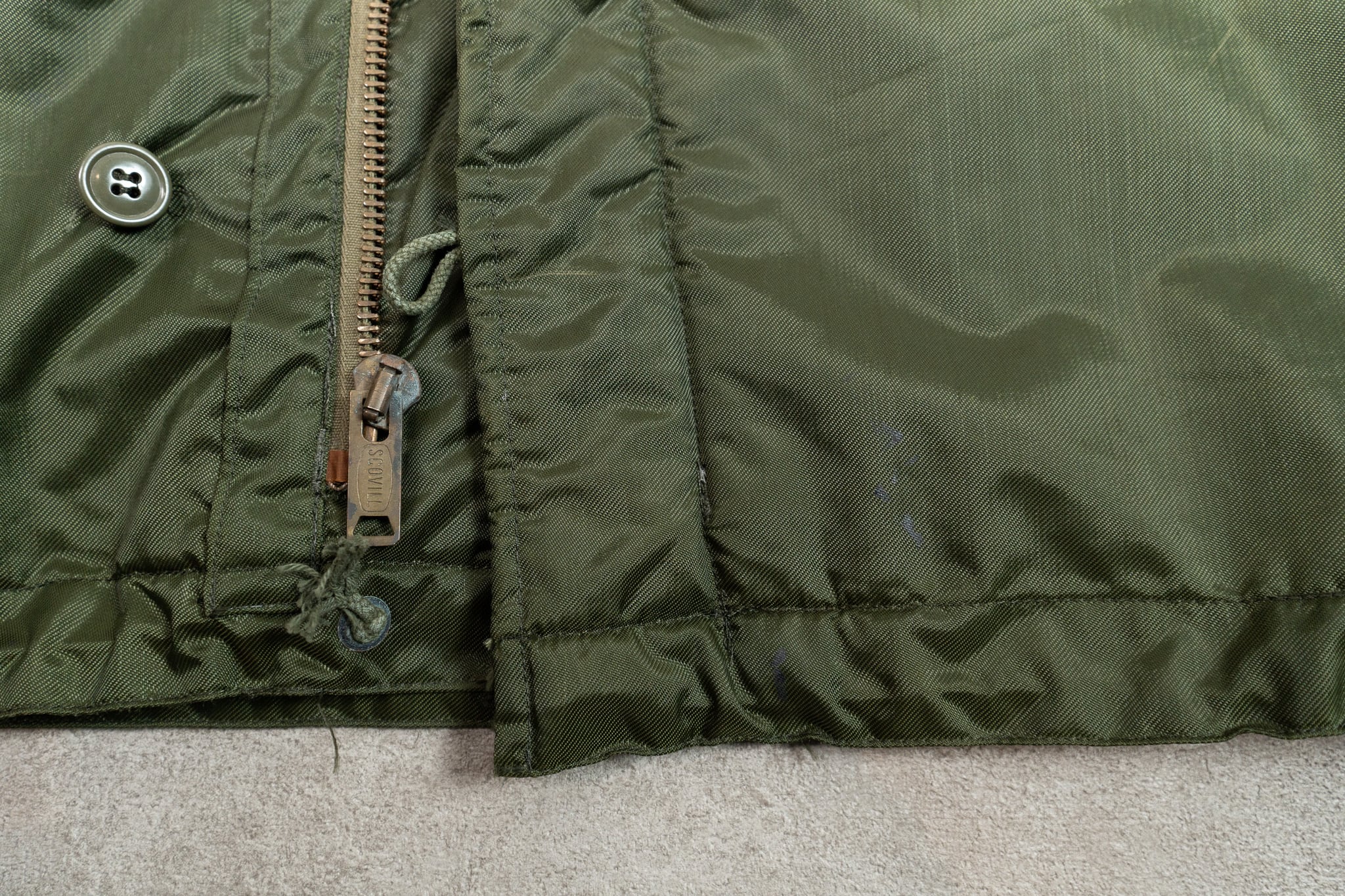 LARGE】U.S.NAVY Deck Jacket Extreme Cold Weather Impermeable 実物