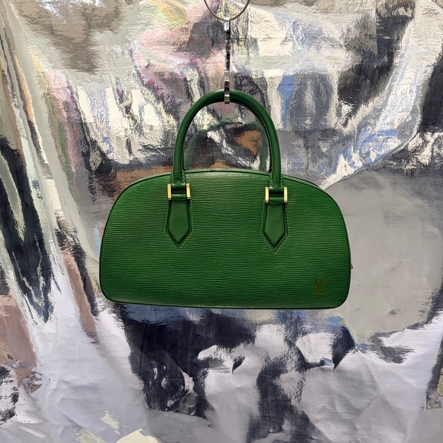 Louis Vuitton エピ ジャスミン ハンドバッグ グリーン レザー ルイヴィトン