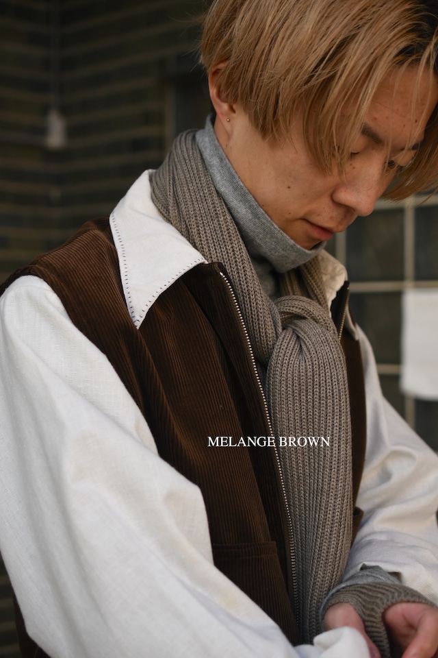 BATONER / SOLID WOOL MUFFLER