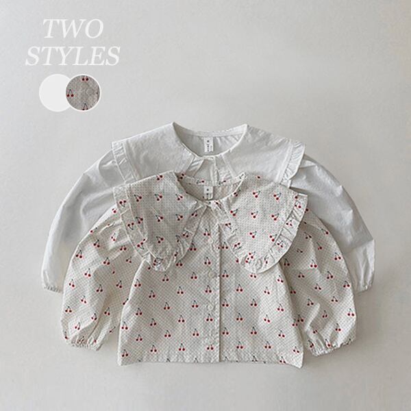 【BABY&KIDS】ふわふわ襟シャツ 全2色